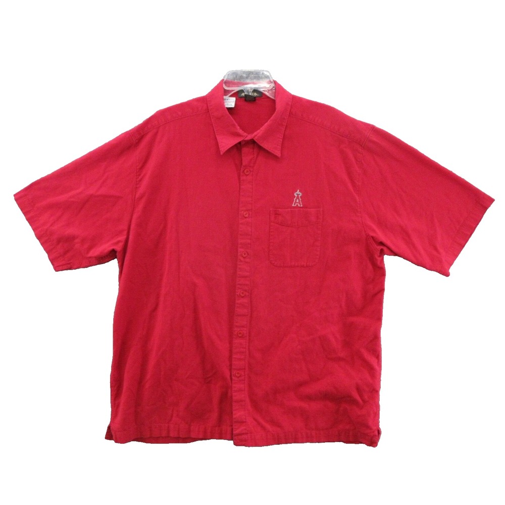 Genuine Merchandise Mens Shirt Extra Large MLB Angels Short Sleeve Cotton Blend